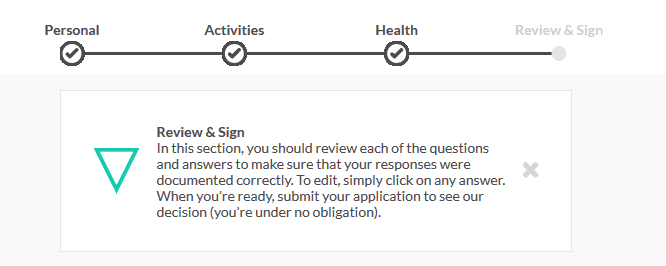 review and sign your ladder application