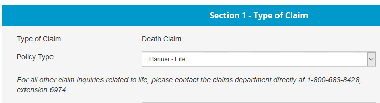 banner life claims