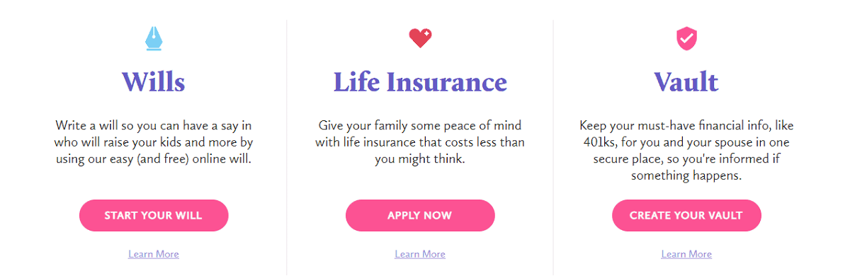 fabric life insurance options
