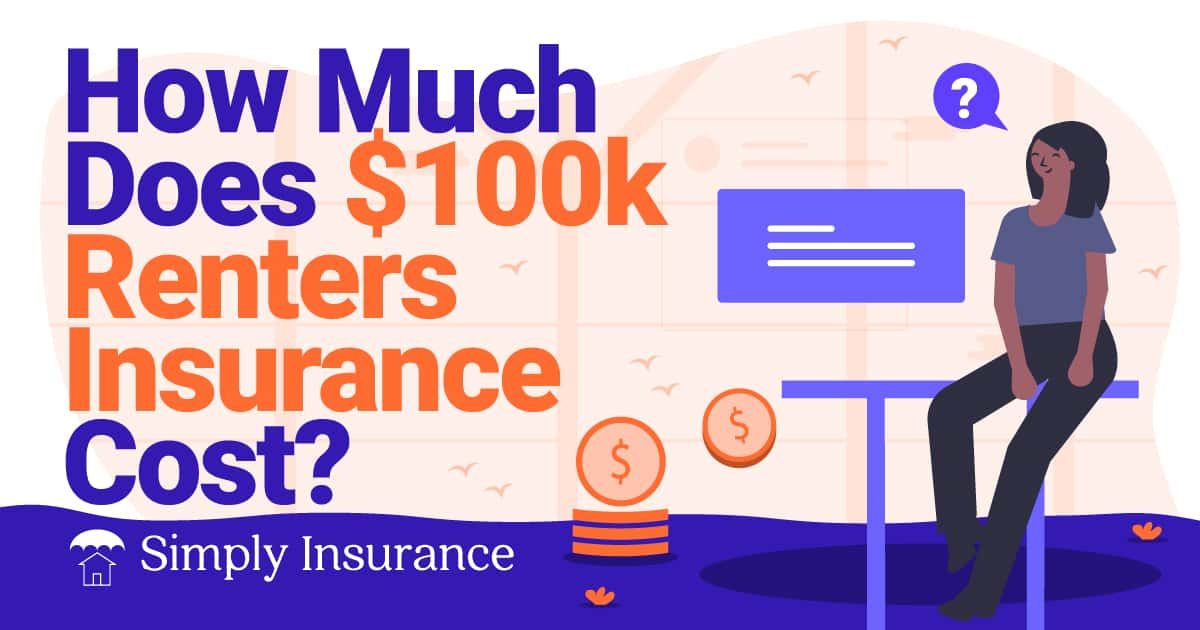 how much is 100,000 in renters insurance